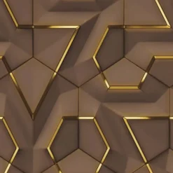 Cool Wallpapers Wall Mural 3D Wallpaper Geometric Abstracte Wall Sticker Covering Print Peel and Stick Removable PVC/Vinyl Material Self Adhesive/Adhesive Required Wall Decor for Living Room Bedroom