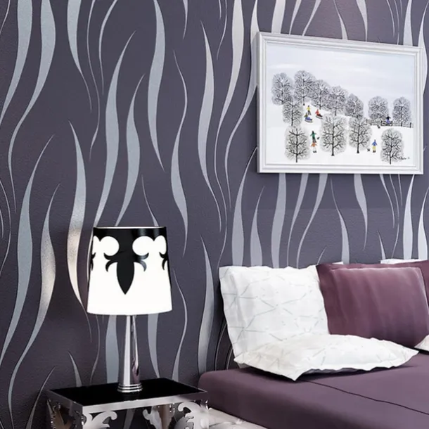 Cool Wallpapers Wall Mural Solid Color White Grey Gold Wallpaper Removable Background Wallpaper Non Woven for Home Decoration Waterproof Material Home Decor 53*950cm