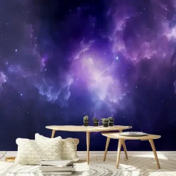 Cool Wallpapers Wall Mural Galaxy Universe Wallpaper Wall Sticker Covering Print Adhesive Required 3D Effect Canvas Home Décor