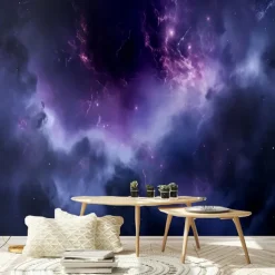 Cool Wallpapers Wall Mural Galaxy Universe Wallpaper Wall Sticker Covering Print Adhesive Required 3D Effect Canvas Home Décor