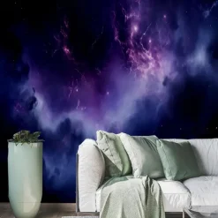 Cool Wallpapers Wall Mural Galaxy Universe Wallpaper Wall Sticker Covering Print Adhesive Required 3D Effect Canvas Home Décor