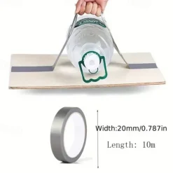 Cool Wallpapers Wall Mural Super Adhesive Fabric Duct Tape Carpet Waterproof Tape High Viscosity Silver Gray Tape DIY Home Decoration 10 Meter Reinstallation Tape