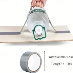 Cool Wallpapers Wall Mural Super Adhesive Fabric Duct Tape Carpet Waterproof Tape High Viscosity Silver Gray Tape DIY Home Decoration 10 Meter Reinstallation Tape