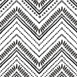 Cool Wallpapers Wall Mural Geometric Wallpaper Minimalist Herringbone Black White Peel and Stick Wallpaper Removable Pvc/Vinyl Self Adhesive 17.7