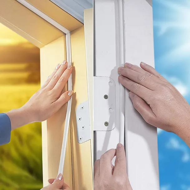 Cool Wallpapers Wall Mural 5 Meters Door And Window Sealing Strip Self-adhesive Door Bottom Anti-theft Door Soundproof Window Paste Anti-collision And Windproof Adhesive Strip Suitable For Gap 9x6mm