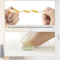 Cool Wallpapers Wall Mural 5 Meters Door And Window Sealing Strip Self-adhesive Door Bottom Anti-theft Door Soundproof Window Paste Anti-collision And Windproof Adhesive Strip Suitable For Gap 9x6mm