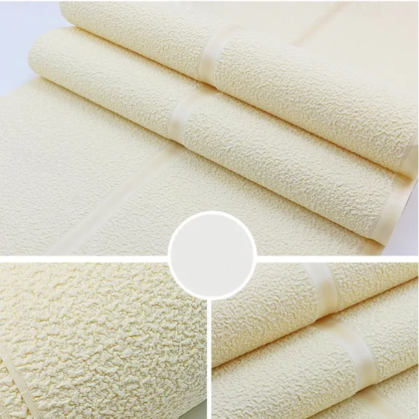 Cool Wallpapers Wall Mural Modern 3D Thick Non-woven Imitation Deerskin Velvet Wallpaper Roll Non-self-adhesive Vertical Striped for Bedroom Living Room TV Background 1.73'(0.53m) x 32.8'(10m)