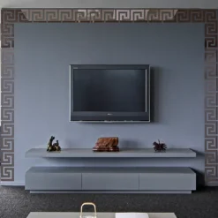 Cool Wallpapers Waveguide Line Wallpaper Wall Mural Border Peel and Stick Self Adhesive Vinyl Modern Wall Decal for Room 10cm(4'')x10cm(4'')x10pcs