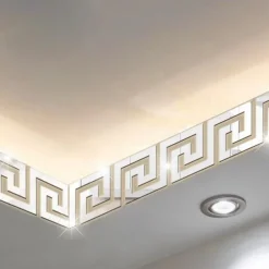 Cool Wallpapers Waveguide Line Wallpaper Wall Mural Border Peel and Stick Self Adhesive Vinyl Modern Wall Decal for Room 10cm(4'')x10cm(4'')x10pcs