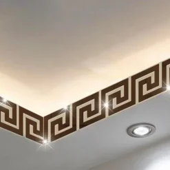 Cool Wallpapers Waveguide Line Wallpaper Wall Mural Border Peel and Stick Self Adhesive Vinyl Modern Wall Decal for Room 10cm(4'')x10cm(4'')x10pcs