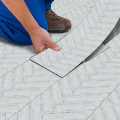 Cool Wallpapers Wooden Floor Wallpaper Wall Mural Peel and Stick Wall Sticker PVC Self Adhesive for Home Decor Wall Decor Kitchen Bedroom Living Room 15X90cm/6