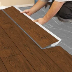 Cool Wallpapers Wooden Floor Wallpaper Wall Mural Peel and Stick Wall Sticker PVC Self Adhesive for Home Decor Wall Decor Kitchen Bedroom Living Room 15X90cm/6