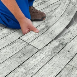 Cool Wallpapers Wooden Floor Wallpaper Wall Mural Peel and Stick Wall Sticker PVC Self Adhesive for Home Decor Wall Decor Kitchen Bedroom Living Room 15X90cm/6