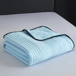 Cooling Blankets for Hot Sleepers Summer Blanket Queen Size, Cold Lightweight Gift for Night Sweats, Ice Cooled Breathable Comforter for Bed