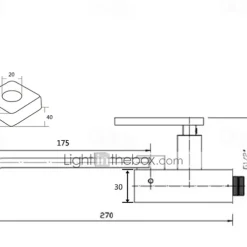 Copper Kitchen Sink Faucet,Waterfall Chrome Widespread Rotatable Single Handle One Hole Kitchen Taps with Ceramic Valve Cold Water Only