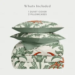 Coral Beach Duvet Cover Set Cotton Aqua Ocean Theme Pattern Set Soft 3-Piece Luxury Bedding Set Home Decor Gift Twin Full King Queen Size Duvet Cover