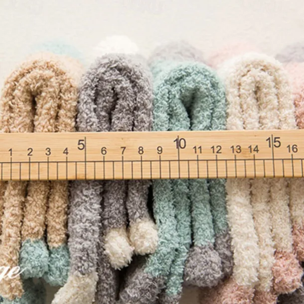 Coral Velvet Women'S Autumn And Winter Mid Tube Plush Socks With Plush And Thickened Towel Socks For Sleeping Men'S Warm Socks For Sleeping Socks