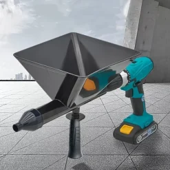 Cordless Manual Cement Grout Gun - Heavy-Duty Plastic/Metal Construction, Ergonomic Handle & Precision Nozzle for Window/Door Frame Sealing, DIY Home Improvement Tool, Construction Tool