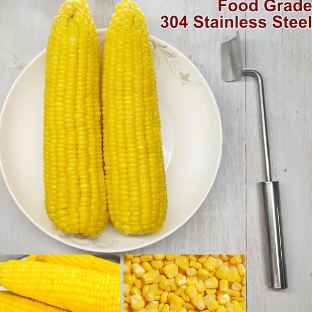 Corn Peeler, Corn on the Cob Remover, Fast and Safe, Suitable for Home Kitchens, Restaurant Chefs, Outdoor Dining Enthusiasts