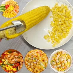 Corn Peeler, Corn on the Cob Remover, Fast and Safe, Suitable for Home Kitchens, Restaurant Chefs, Outdoor Dining Enthusiasts