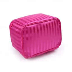 Cosmetic Bag With Top Handle, Fashion Zipper Makeup Bag, Cosmetic Organizer Travel Toiletry Bag