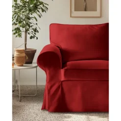 Cotton 1 Seat Chair Sofa Cover with Cushion Cover , Replacement Armchair Cover 1 Seat Couch Slipcover for Dogs, Replacement Sofa Furniture Protector LITB PRIME cover Ektcover