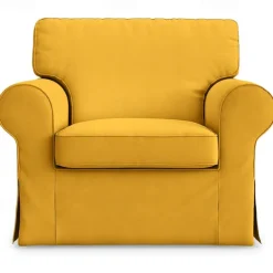 Cotton 1 Seat Chair Sofa Cover with Cushion Cover , Replacement Armchair Cover 1 Seat Couch Slipcover for Dogs, Replacement Sofa Furniture Protector LITB PRIME cover Ektcover