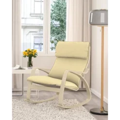 Cotton Chair Cushion Cover 100% Cotton Solid Color with Pillowcase POcover LITB PRIME cover