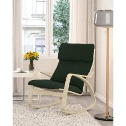 Cotton Chair Cushion Cover 100% Cotton Solid Color with Pillowcase POcover LITB PRIME cover