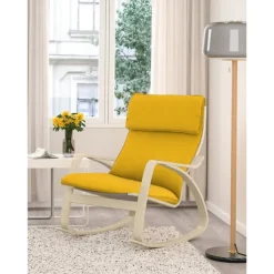 Cotton Chair Cushion Cover 100% Cotton Solid Color with Pillowcase POcover LITB PRIME cover