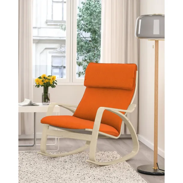 Cotton Chair Cushion Cover 100% Cotton Solid Color with Pillowcase POcover LITB PRIME cover