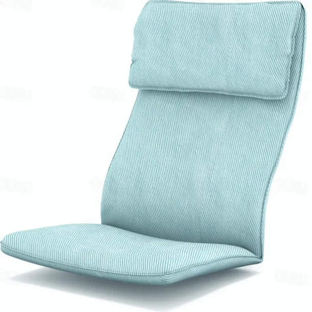 Cotton Chair Cushion Cover 100% Cotton Solid Color with Pillowcase POcover LITB PRIME cover