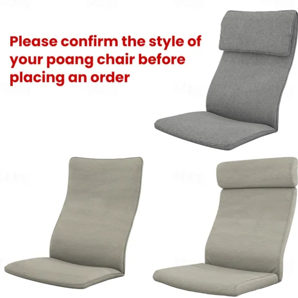 Cotton Chair Cushion Cover 100% Cotton Solid Color with Pillowcase POcover LITB PRIME cover