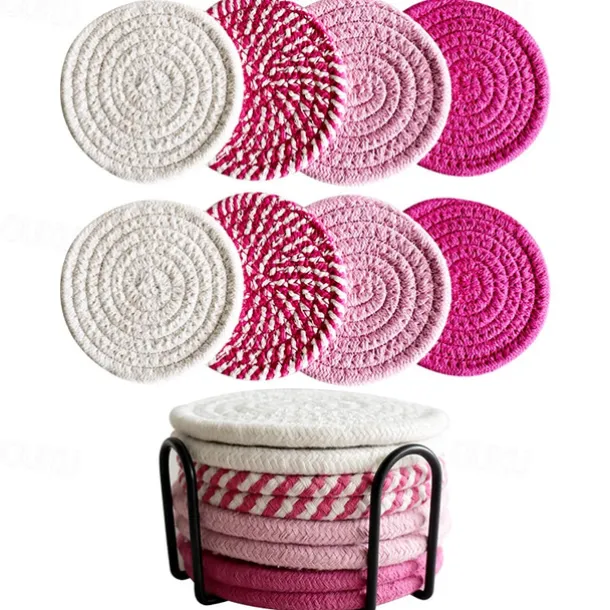 Cotton Insulated Coaster For Easy Storage, Mug Coaster