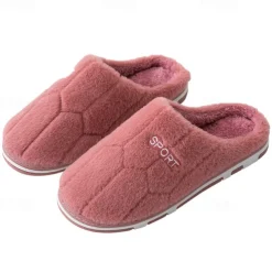 Cotton Slippers for Women and Men Autumn & Winter Plush Indoor Slippers Warm, Non-Slip, Thick Bottom House Shoes for Couples