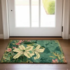 Countryside Tuilps Doormat Floor Mats Washable Rugs Kitchen Mat Non-Slip Oil Proof Rug Indoor Outdoor Mat Bedroom Decor Bathroom Mat Entrance Rug