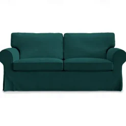 Cover for 2 Seat Sofa 100% Cotton loveseat Slipcover Soft and Breathable Fabric for Maximum Comfort LITB PRIME cover Ektcover