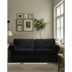 Cover for 2 Seat Sofa 100% Cotton loveseat Slipcover Soft and Breathable Fabric for Maximum Comfort LITB PRIME cover Ektcover