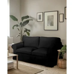 Cover for 2 Seat Sofa 100% Cotton loveseat Slipcover Soft and Breathable Fabric for Maximum Comfort LITB PRIME cover Ektcover