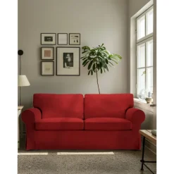 Cover for 2 Seat Sofa 100% Cotton loveseat Slipcover Soft and Breathable Fabric for Maximum Comfort LITB PRIME cover Ektcover