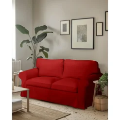 Cover for 2 Seat Sofa 100% Cotton loveseat Slipcover Soft and Breathable Fabric for Maximum Comfort LITB PRIME cover Ektcover