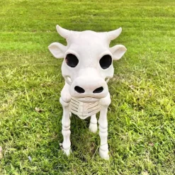 Cow Skeleton Halloween Decoration, 2025 New Halloween Cow Skeleton, Cow Skull Halloween Haunted Skeleton, Halloween Decorative Prop