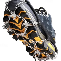 Crampons Ice Cleats For Boots Shoes, Anti Slip Stainless Steel Spikes For Outdoor Hiking Fishing Walking Climbing Mountaineering