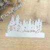 Create Beautiful Crafts with Metal Christmas orest Cutting Dies - Perfect for Card Making, Scrapbooking, Stamping & More!