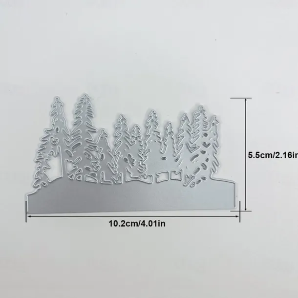Create Beautiful Crafts with Metal Christmas orest Cutting Dies - Perfect for Card Making, Scrapbooking, Stamping & More!