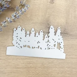 Create Beautiful Crafts with Metal Christmas orest Cutting Dies - Perfect for Card Making, Scrapbooking, Stamping & More!