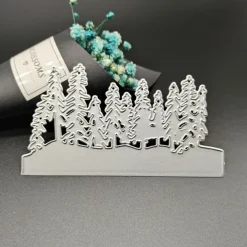 Create Beautiful Crafts with Metal Christmas orest Cutting Dies - Perfect for Card Making, Scrapbooking, Stamping & More!