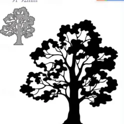 Create Beautiful Crafts with Metal Trees Cutting Dies - Perfect for Card Making, Scrapbooking, Stamping & More!