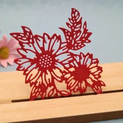 Create Beautiful Sunflower with Metal Trees Cutting Dies - Perfect for Card Making, Scrapbooking, Stamping & More!