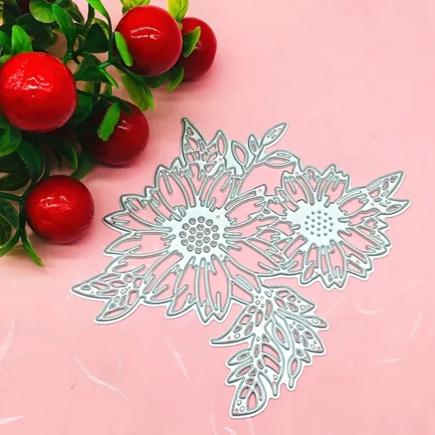 Create Beautiful Sunflower with Metal Trees Cutting Dies - Perfect for Card Making, Scrapbooking, Stamping & More!